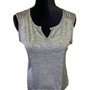 NWT Candid Soul NYL Sport Athletic Top Womens M/L Grey Sleeveless Pullover Shirt